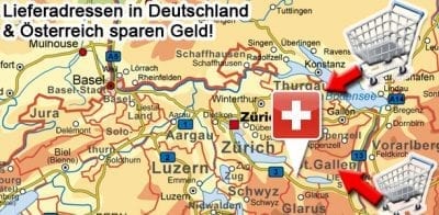 Lieferadresse in Deutschland & Österreich für Schweizer
