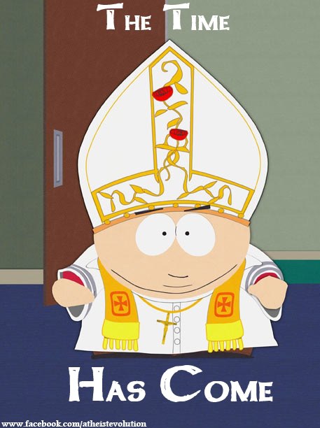 Cartman als Papst