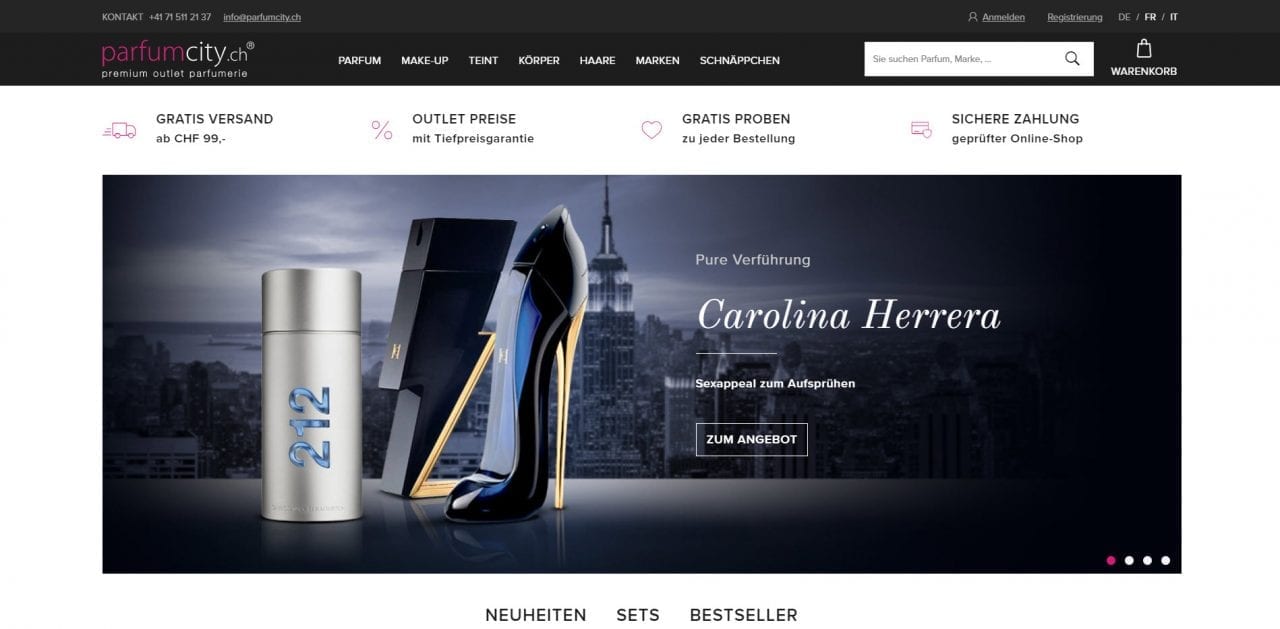 Parfumcity Startseite