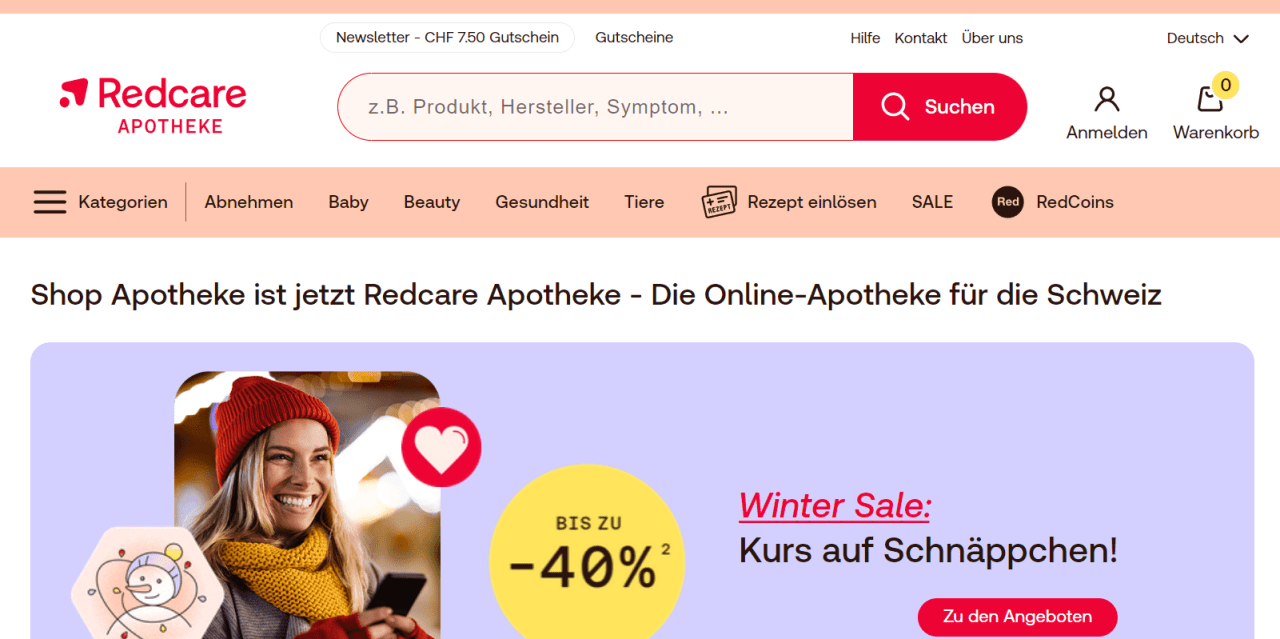 redcare apotheke.ch